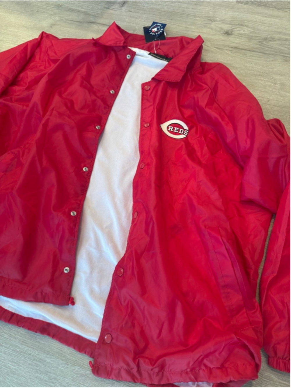 Men's Dunbrooke Red Cincinnati Reds Windbreaker XXL Red White
